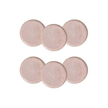 Imagem de Conjunto de Pratos para Pão Porto Brasil Bio Litchi - 6 Peças