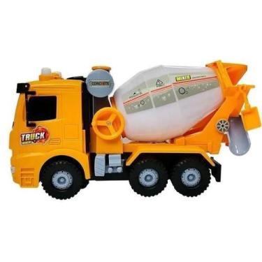 Imagem de Brinquedo Betoneira Solta Bolhas de Sabão Com Luzes Som . - toy king