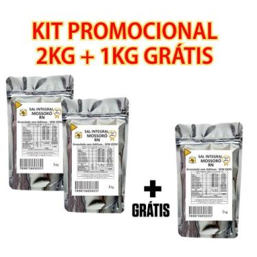 Imagem de Sal Marinho Sem Aditivos Combo 3 Kg leve 3 pague 2 - RF