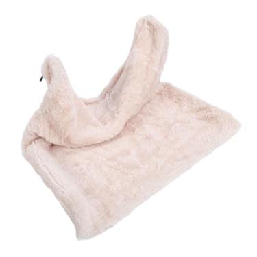 Imagem de aqxreight Cama Suspensa para Gato Em Forma de L, Confortável, Quente, Pelúcia, Estrutura de Metal, Almofada Multifuncional para Rede de Gato para Casa Bege para L e Descansar um Amigo Felino Premium