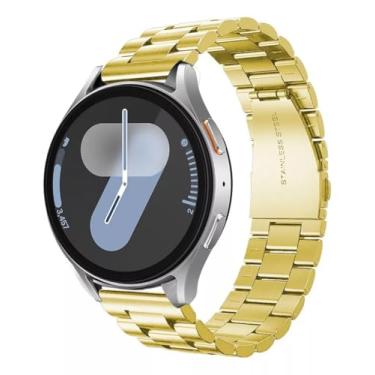 Imagem de Pulseiras de aço inoxidável de 22 mm para Samsung Galaxy Watch 3 de 45 mm/Galaxy Watch de 46 mm/Gear S3 Frontier/Classic, pulseira de metal de liberação rápida para Garmin Venu 3/2/vivoactive 4