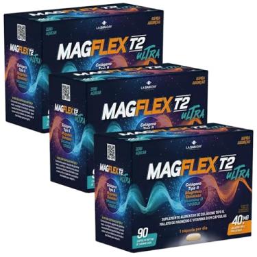 Imagem de Kit 3 Magflex T2 Ultra Colágeno Tipo 2 90 Cáps - La San Day
