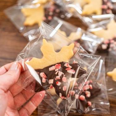 Imagem de Sacos autoadesivos de celofane autovedantes, sacos de celofane transparentes resseláveis de 7,5 x 7,6 cm, 200 peças