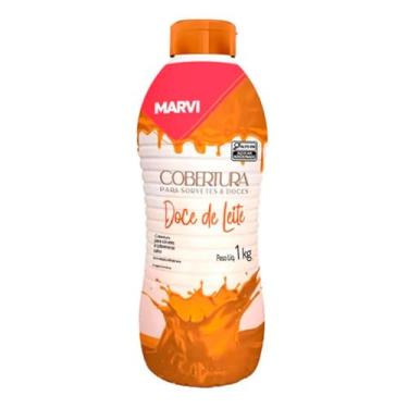 Imagem de Cobertura De Doce De Leite Para Sorvetes E Sobremesas Marvi 1Kg