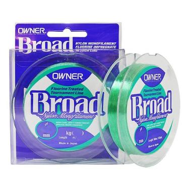 Imagem de Linha Monofilamento Owner Broad 19lb Verde (0,30mm - 150m)