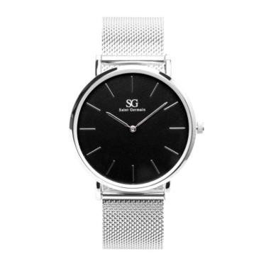 Imagem de Relógio feminino Harlem Black Silver 40mm-Saint Germain