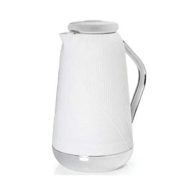 Imagem de Garrafa Térmica Bari Plus Branca 1 Litro - Termopro - MARCAMIX