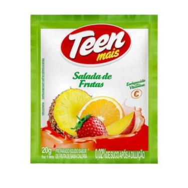 Imagem de Suco teen salada de frutas caixa com 15 unidades de 15 g - LUAL ALIMEN
