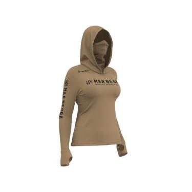 Imagem de Camiseta de Pesca Mar Negro X Protection 360 Poliamida Feminina - Dese