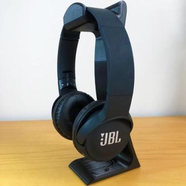 Imagem de Suporte Fone Ouvido Mesa Headset Gamer THIN com e sem fio pc Universal