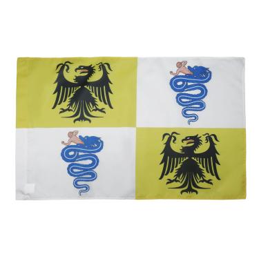 Imagem de AZ FLAG Bandeira do Ducado de Milão 1395-1796 3 x 5' para um mastro - Bandeiras do Sacro Império Romano 90 x 150 cm - Faixa 3 x 1,5 m com furo