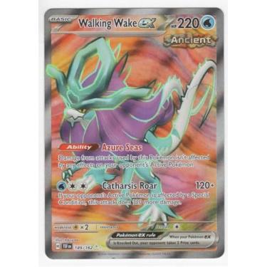Imagem de Pokemon – Walking Wake ex 189/162 - Temporal Forces – Full Art – Ultra Rare – Holo Foil Card