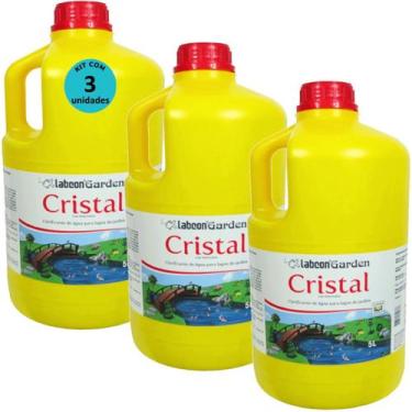 Imagem de Kit Alcon Labcon Garden Cristal 5L Com 3 unidades