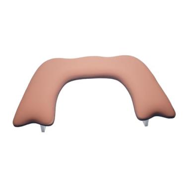 Imagem de Kokiya Apoio para braço de unha, equipamento para manicure, acessórios para arte em unhas, tapete para mesa de manicure, travesseiro confortável para, Rosa