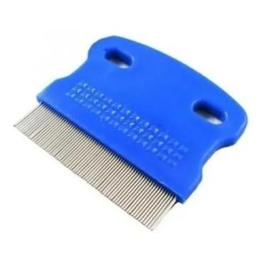 Imagem de Pente Fino Tira Pulgas Para Cães Gatos Cerdas Aço