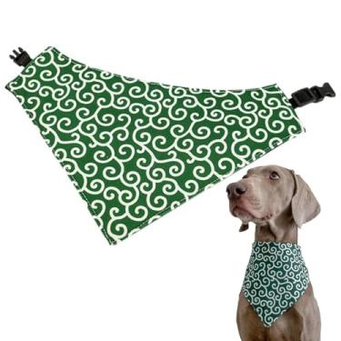 Imagem de Bandana para cães e gatos triangulares babador de pescoço para gatos bandana impermeável para cães pequenos a grandes e gatos babadores ajustáveis para cães de verão