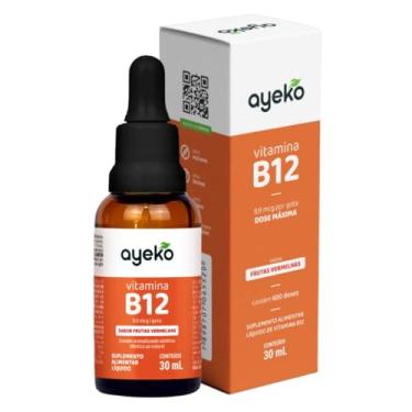 Imagem de Metilcobalamina Vitamina B12 9,9mcg 30ml Frutas Vermelhas - 600 doses Ayeko