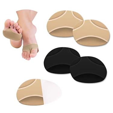 Imagem de SooGree 2 pares de almofadas de metatarso para mulheres e homens, almofadas de gel macio para o antepé – Previne dor e desconforto