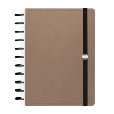 Imagem de Caderno Iscool Disc Inteligente 140 Folhas Solid Metallic Bronze G+