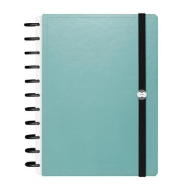 Imagem de Caderno Iscool Disc Inteligente 140 Folhas Solid Metallic Verde Oceano G+