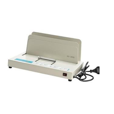 Imagem de HYUIO Encadernadora, máquina de encadernação de livros, máquina de encadernação térmica, cola quente, fichário elétrico de livros para envelopes, relatórios de faturas, documentos de contrato de