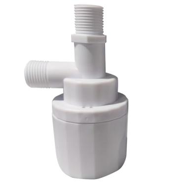 Imagem de Válvula flutuante para tanque de água, válvula automática de controle de nível de água de 1/5.1 cm, controlador de lagoa preciso e resistente para irrigação de aquário, jardim, jardinagem, calha de