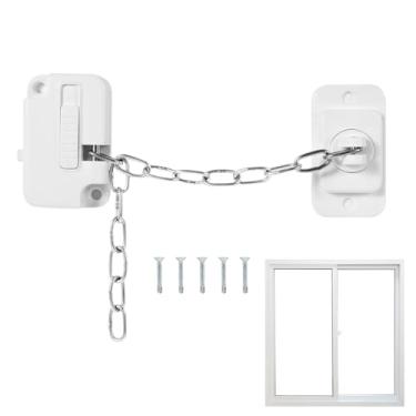 Imagem de Fechaduras de segurança para crianças | Trava de geladeira à prova de crianças - Trava de segurança para porta deslizante para casa varanda porão portão de apartamento