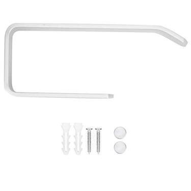 Imagem de Toalheiro Space Alumina Suporte para papel higiênico Banheiro Organizador de armazenamento montado na parede Moderno liga de alumínio à prova de ferrugem Acabamento preto fosco (417041 Porta papel