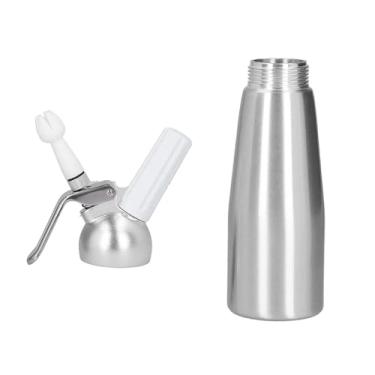 Imagem de Garrafa Sifão Chantilly Profissional Alumínio 500ml com 3 Bicos e Escova de Limpeza