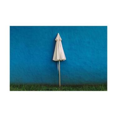 Imagem de Guarda-Sol Ombrelone Bagum Madeira FPS 100 2m Mor, Bege