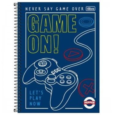 Imagem de Caderno Espiral Capa Dura Universitário Pepper Masculino 80 Folhas 1 Matéria Tilibra Estampa 11