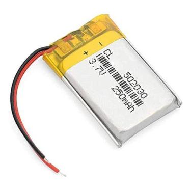 Imagem de Bateria 3,7v 502030 250mah 5mm X 20mm X 30mm - GENERICA