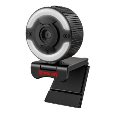 Imagem de Webcam Redragon Oneshot: Full HD, Ring Light, Capa