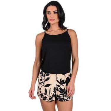 Imagem de Short Doll Feminino Estampado Com Alça Fina-Feminino