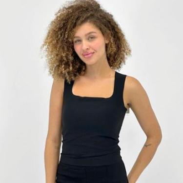 Imagem de Blusa Pacific Blue Regata Básica Canelada Feminina-Feminino