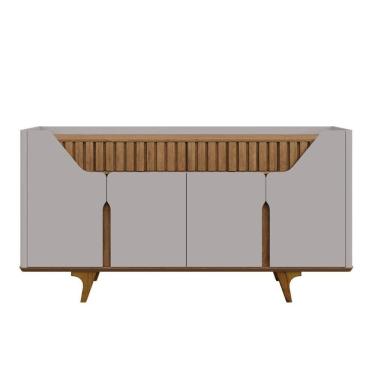 Imagem de Aparador Buffet Danúbio Off-white Com Cinamomo - Bechara