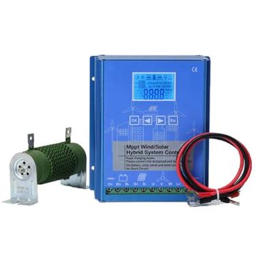Imagem de 48v,HYZHANHONG Controlador Híbrido Eólico Solar MPPT 16000W, 12V/24V de Auto Correspondência, 48V IP67 à Prova de Água, Controlador de Gerador Eólico para Todos os Turbinas Eólicas, 220V