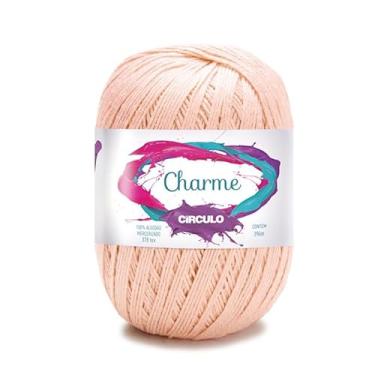 Imagem de Fio Linha Charme 396m e 150g Ideal p/Crochê e Tricô Marca Círculo (4224 - PEACH FUZZ)
