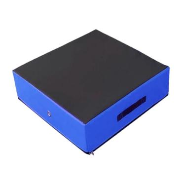 Imagem de Zxpjkyu Tapete de Levantamento Terra com Barra, Compacto E a Impactos, para Proteção Do Piso E Amortecimento de Impactos, Ideal para Academias E Am, Azul