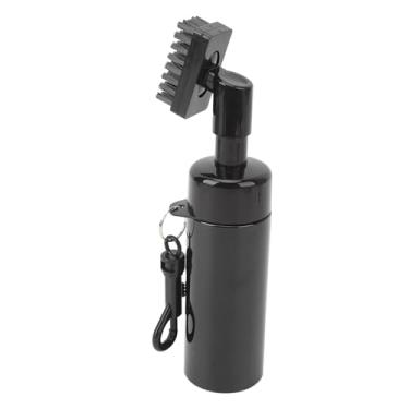 Imagem de Akozon Golf Water Brush Press Spray Garrafa Removível de 160ML Com Alça Antiderrapante e Cerdas de Nylon PP - Escova de Limpeza de Ranhuras para Tacos de Golfe para Limpeza Eficiente (Preto)