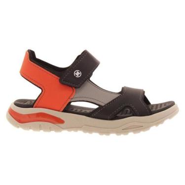 Imagem de Sandália Molekinho Infantil Menino Papete tiras autocolantes Conforto 