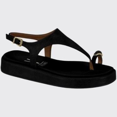 Imagem de Sandália Feminina Flat Papete Fivela Tornozelo Vizzano 6506.127.29711-Feminino