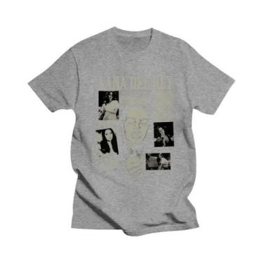 Imagem de Camiseta Unissex plus Size Com Estampa De Lana Del Rey, Moda Hip Hop S