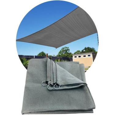 Imagem de Tela Sombrite 90% Toldo de Jardim com Proteção UV Para Jardim Pergolado Garagem e Quintal (PRATA/CINZA, 10 X 3)