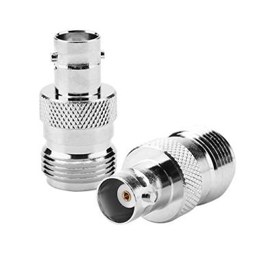 Imagem de Acouto 2pcs Tipo N Fêmea para Conector de Adaptador Coaxial RF Fêmea BNC - Cobre de Banhado a Ouro Com Ampla Largura de Banda de Frequência, Aplicações de RF Perfeitas e Desempenho de Longa Duração