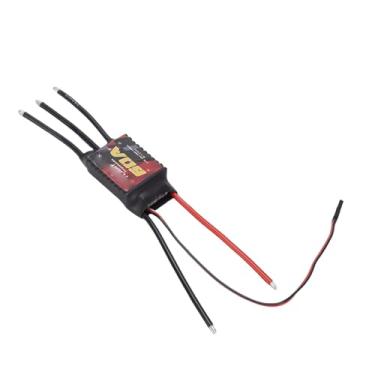 Imagem de RiToEasysports Esc Sem Escova, Controlador de Velocidade Elétrico Esc Sem Escova 60a 2-4s Lipo Suporte Asa Fixa Quadcopter Multirotor para Drone Rc