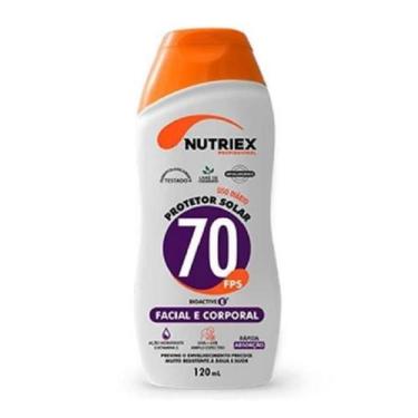 Imagem de Protetor Solar Fps 70 Facial E Corporal 120Ml Nutriex