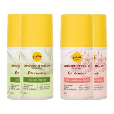 Imagem de Combo Completo Desodorantes Piatan  Natural, Vegano e Suave