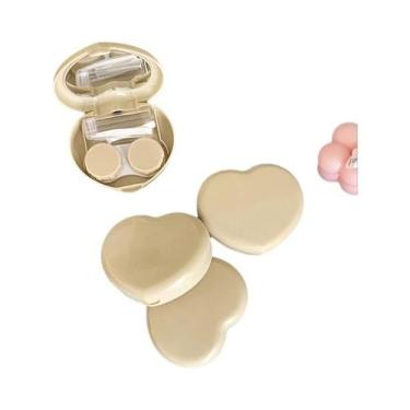 Imagem de Estojo De Lentes De Contato Colorido Com Espelho, Caixa De Armazenamen