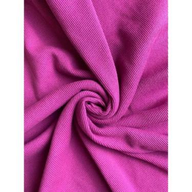 Imagem de Tecido Punho de Roupa Ribana Retalho Malha Canelada Tubular - Demodê A